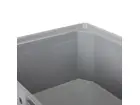 Palletbox 2 sledes 1200x800x600 mm 330 liter grijs