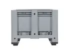 Palletbox 2 sledes 1200x800x600 mm 330 liter grijs