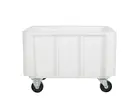 Stapelbak verrijdbaar Euronorm 800x600x550 mm 140 liter wit
