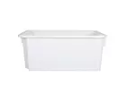 Stapel-nestbare bak Euronorm 600x400x325 mm 50 liter wit