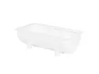 Mengbak HDPE zonder uitloop 980x550x310 mm 100 liter wit