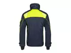 Sioen Nibas 3338A2PM1 diepvriesjas fluo geel-marineblauw