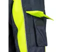 Sioen Nibas 3338A2PM1 diepvriesjas fluo geel-marineblauw