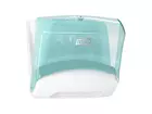 Tork Performance gevouwen reinigingsdoek dispenser W4 turquoise/wit