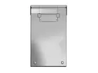 Jerrycanhouder RVS met gat en hangslotbeugel voor 20 liter jerrycan