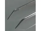 Burkle pincet RVS gebogen scherp 13 cm