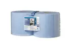 Tork Wiping Plus Combi poetspapier industrierol 2-laags W1-W2 blauw