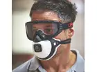 JSP Filterspec PRO stofmasker en overzetbril FFP3 met uitademventiel