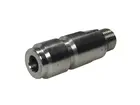 DN12 adapter korte uitvoering RVS 1/4'' BID