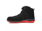 Elten Maddox Black-Red Mid veiligheidsschoen BOA-sluiting S3 SRC ESD