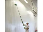 Vikan 70673 hoekverstelbare borstel met waterdoorvoer 240 mm blauw