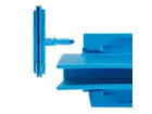 Vikan 77113 handtrekker met vervangcassette 250 mm blauw