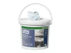 Tork Low-Lint Cleaning Cloth poetsdoekrol in emmer 1-laags blauw