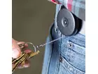 Uittrekbare sleutelhanger Key-Bak Original RVS 60 cm