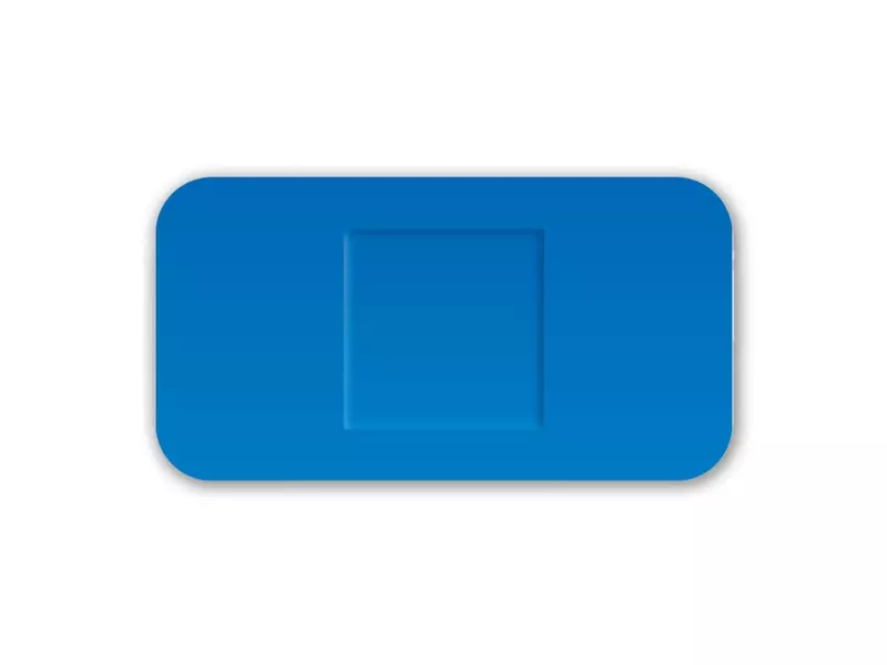 Detectaplast 8143 Universal pleister 38x72 mm detecteerbaar blauw