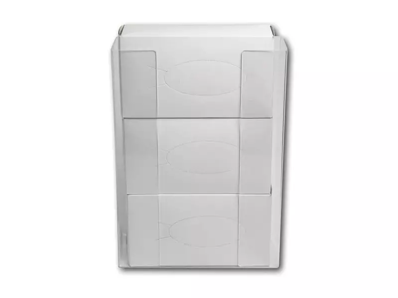 Handschoendispenser acryl voor 3 dispenserdozen