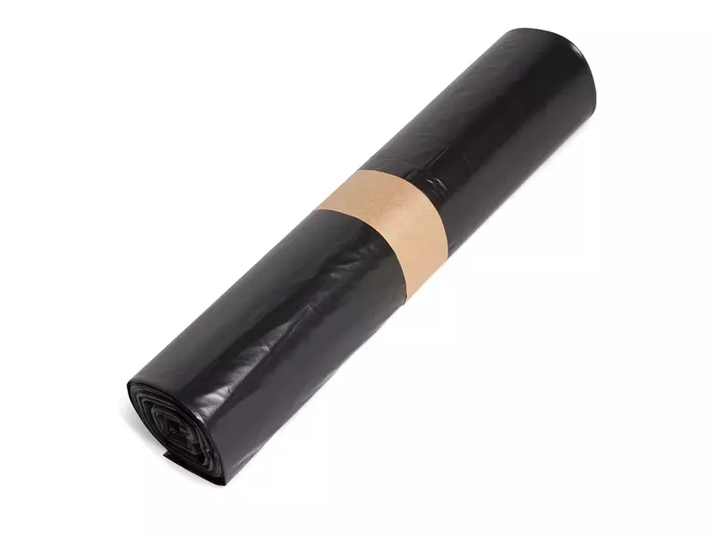 Afvalzakken zwart LDPE gerecycled T50 70x110 cm