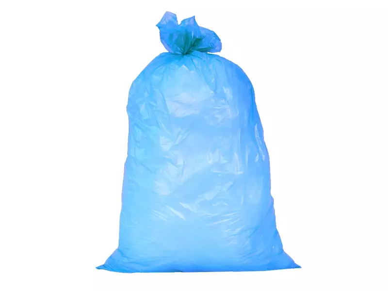 Afvalzak LDPE 90x120 cm T100 blauw