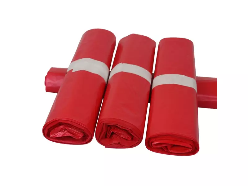 Afvalzakken rood HDPE T25 70x110 cm