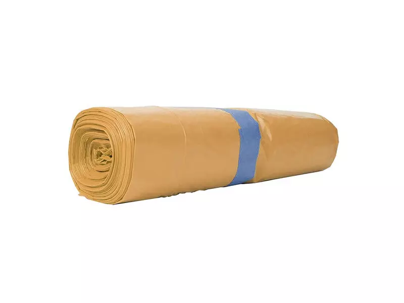 Afvalzakken oranje HDPE T25 70x110 cm