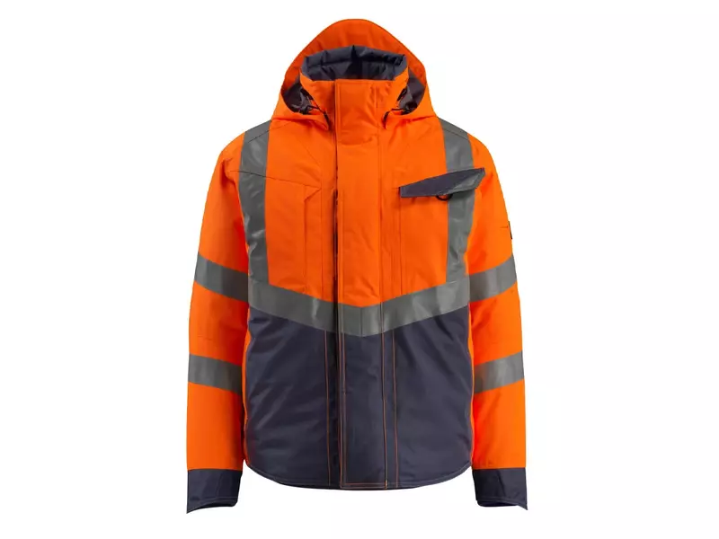 Mascot Hastings winterjack Hi-Vis marineblauw/fluo oranje