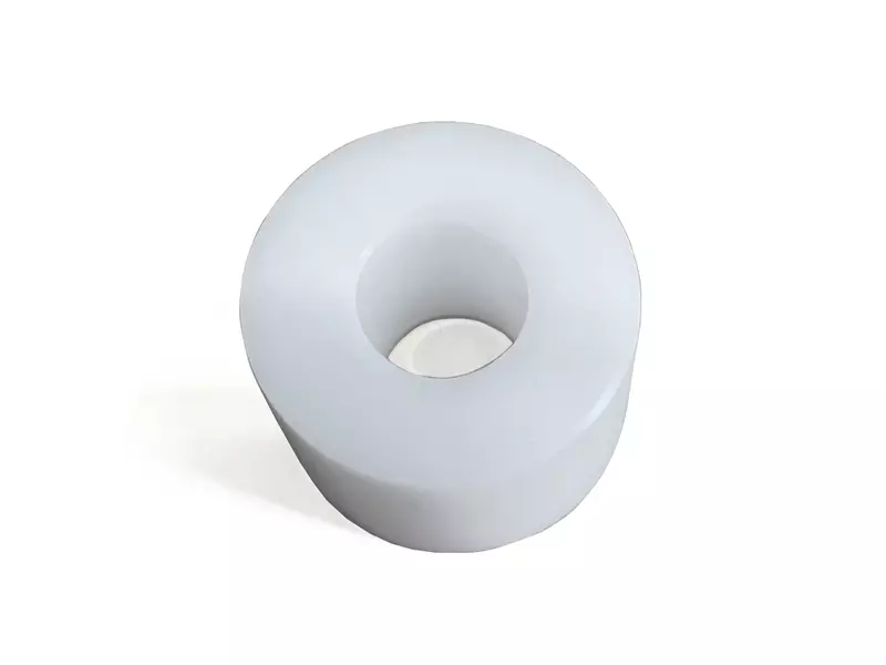 Afstandhouder POM Ø20/Ø10x15 mm wit