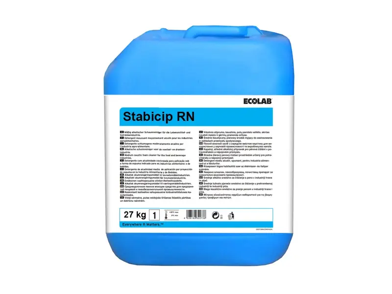 Ecolab Stabicip RN vloeibare reinigingsversterker 27 kg
