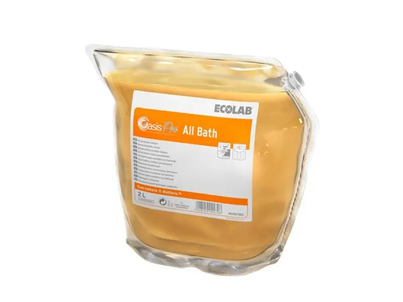 Ecolab Oasis Pro All Bath alkalische sanitairreiniger 2x2 liter