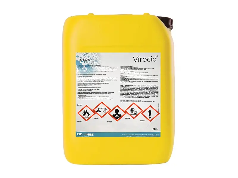 Ecolab Virocid desinfectiemiddel transportmiddelen 20 liter