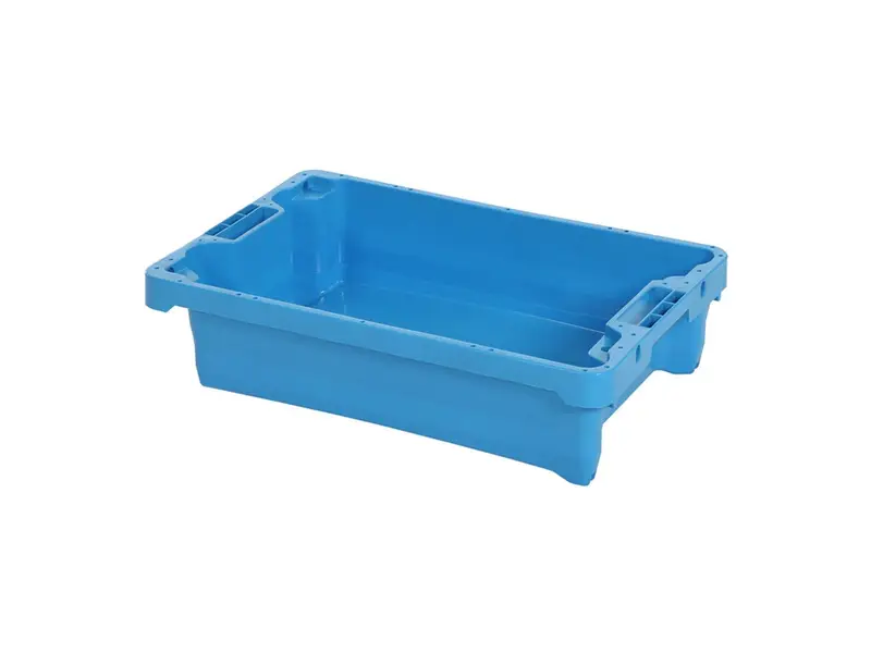 Stapel-nestbare viskist 600x400x155 mm 20 liter lichtblauw