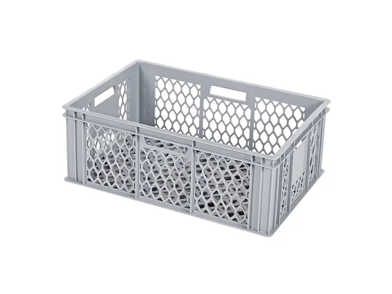 Stapelkrat Euronorm R122 600x400x224 mm 43,9 liter grijs