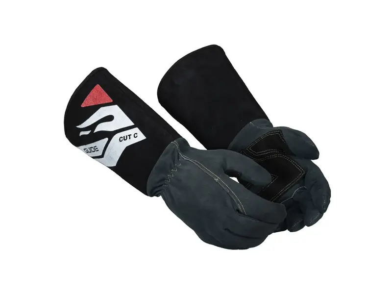 Guide 3571 lashandschoen leer/kevlar hittebestendig
