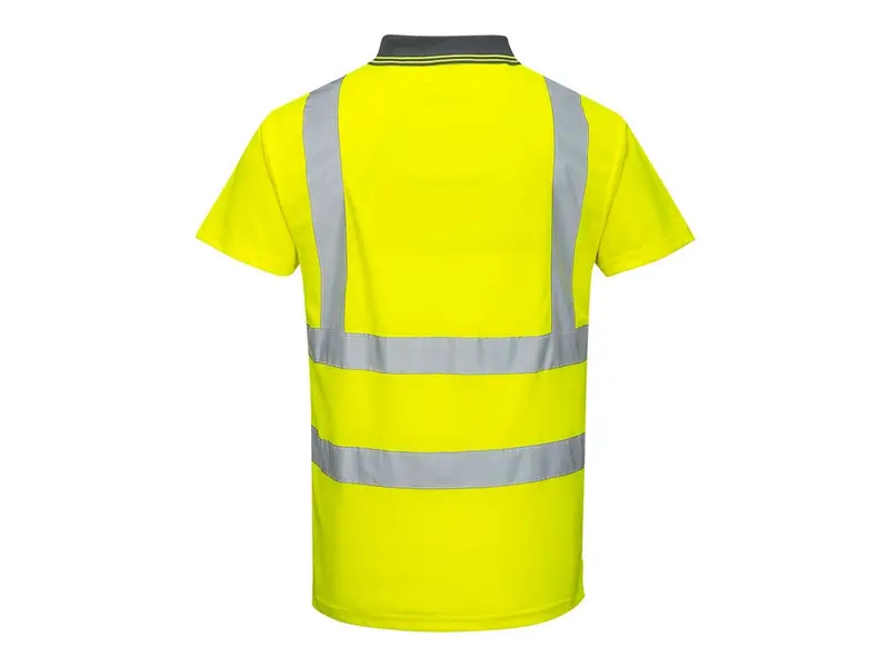 Portwest S477 poloshirt korte mouw Hi-Vis fluo rood