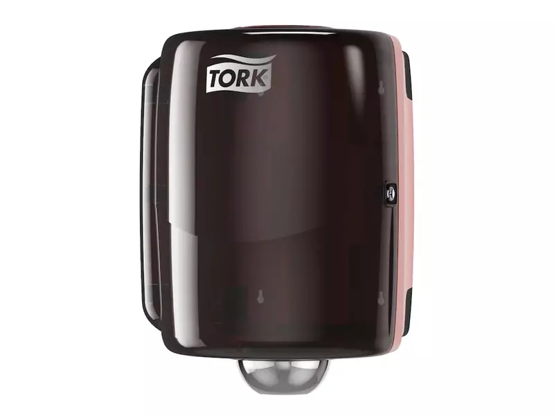 Tork Combi Rol poetspapier dispenser W2 zwart/rood