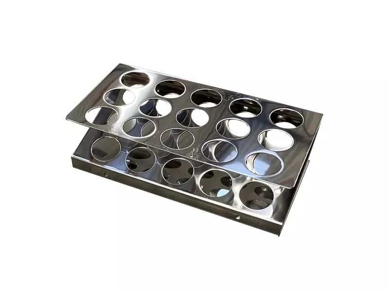 Reageerbuisrek RVS 15 plaatsen Ø30 mm