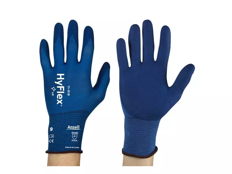 Ansell HyFlex 11-818 handschoen nitril mechanische bescherming
