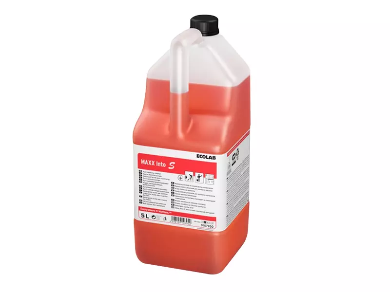 Ecolab Maxx Into S zure sanitairreiniger hoog geconcetreerd 5 liter