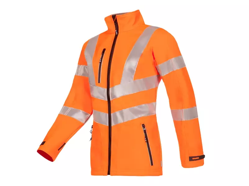 Sioen Jerica 547AA2TU2 softshell jas dames fluo oranje