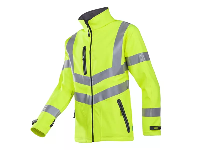 Sioen Dexter 722ZA2TU2 softshell jas fluo geel