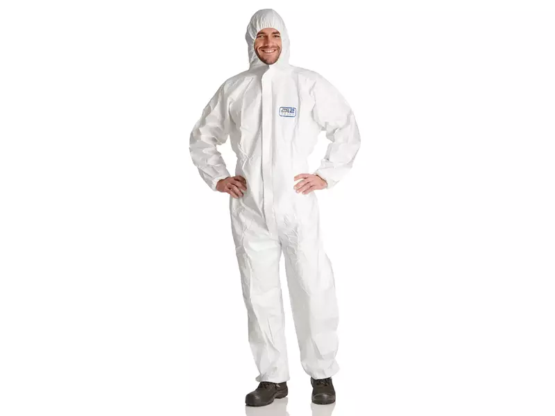 ProSafe 2 wegwerpoverall met capuchon wit
