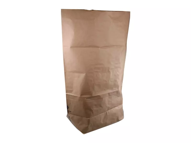 Papieren afvalzak 60x80 cm 60 liter bruin