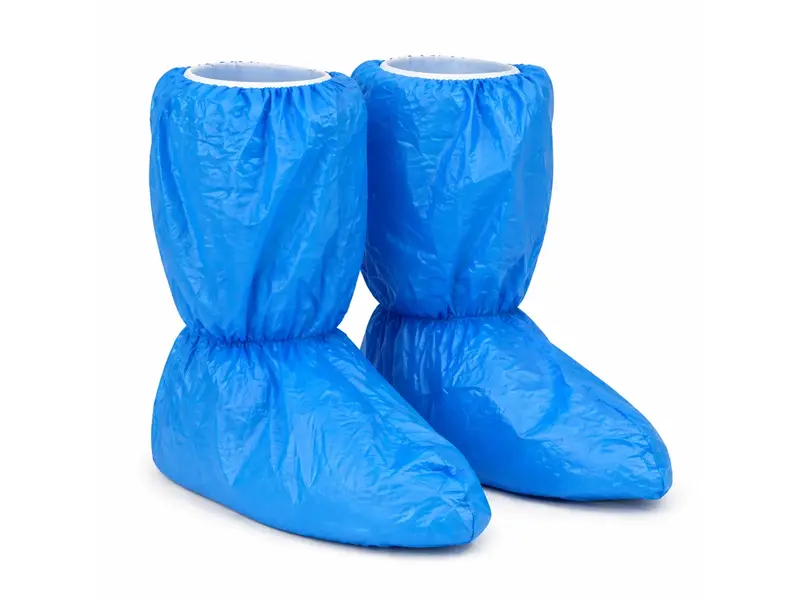 Overlaars PP+CPE met antislip PVC zool XL 40x45 cm blauw