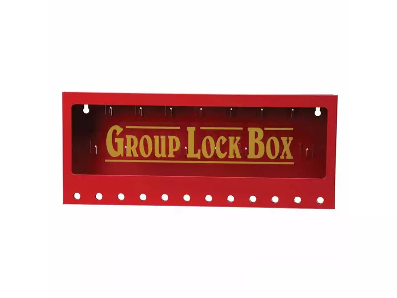 Brady 105715 lock box wandbevestiging metaal groot rood