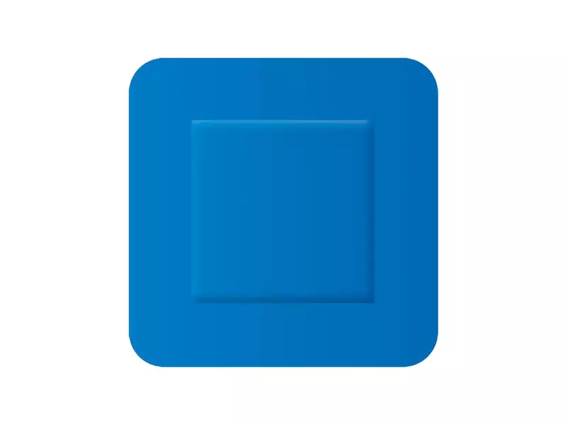 Detectaplast 8565 Elastic pleisters X-ray detecteerbaar blauw 38x38 mm