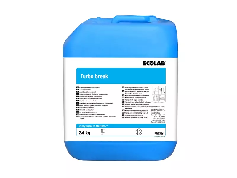 Ecolab Turbo Break wasmiddel jerrycan 24 kg