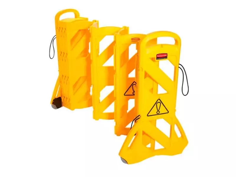 Rubbermaid FG9S1100YEL draagbaar mobiel afsluitingssysteem geel