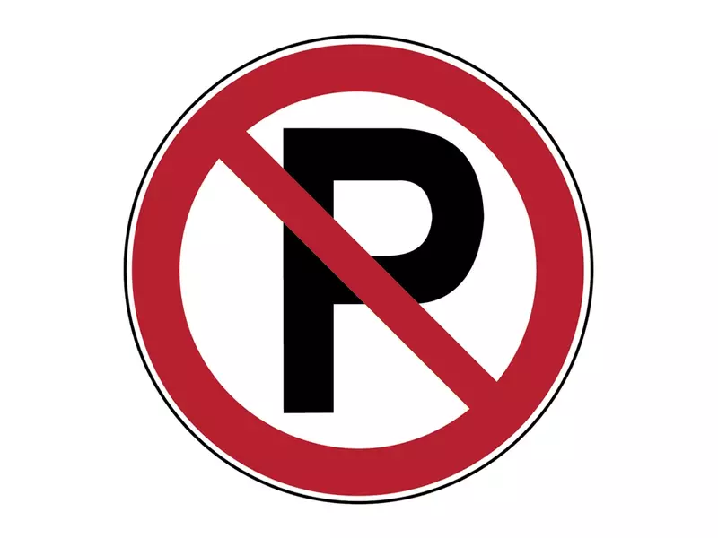 Brady 250051 sticker parkeren verboden PIC 225 ø100 mm