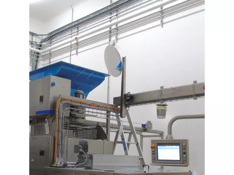 Industriespiegel RVS met RVS beugel Ø45 cm