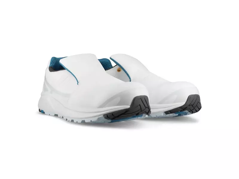 Sika 60401 Cloud Slip-on veiligheidsschoen food instapper S2 SR ESD wit