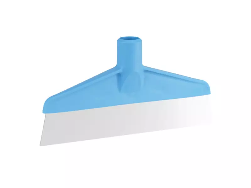 Vikan 29083 vloerschraper RVS blad 245 mm blauw